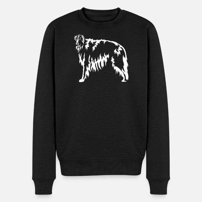 Borzoi « Édition Noire » - Pull Premium bio Homme - noir