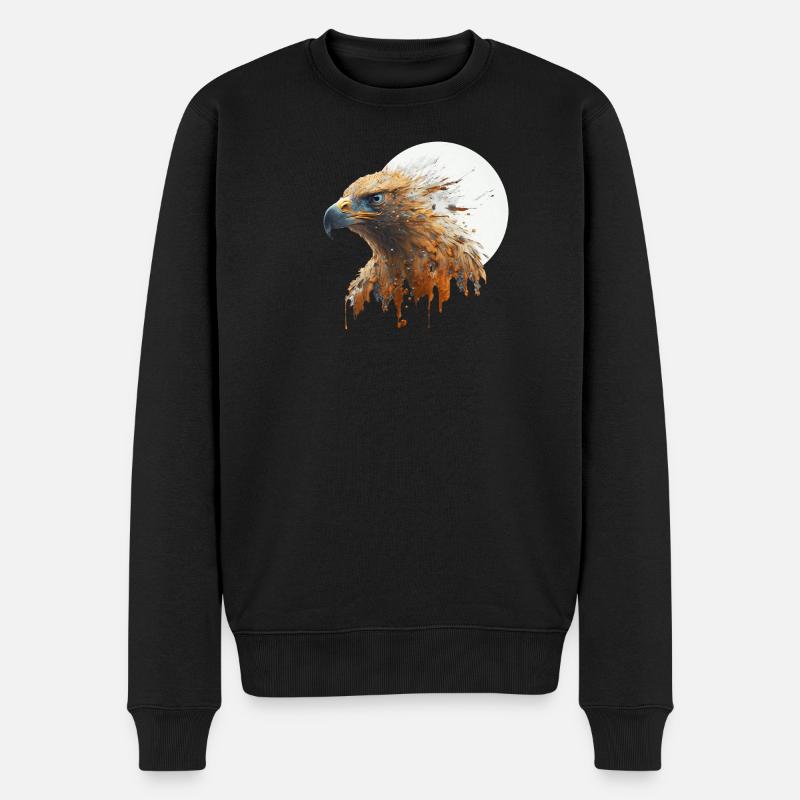 Bel aigle américain - Pull Premium bio Homme - noir