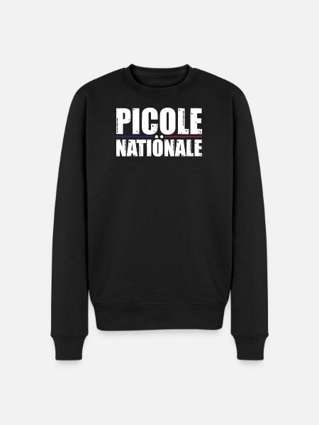 Picole Nationale - Pull Premium bio Homme - noir
