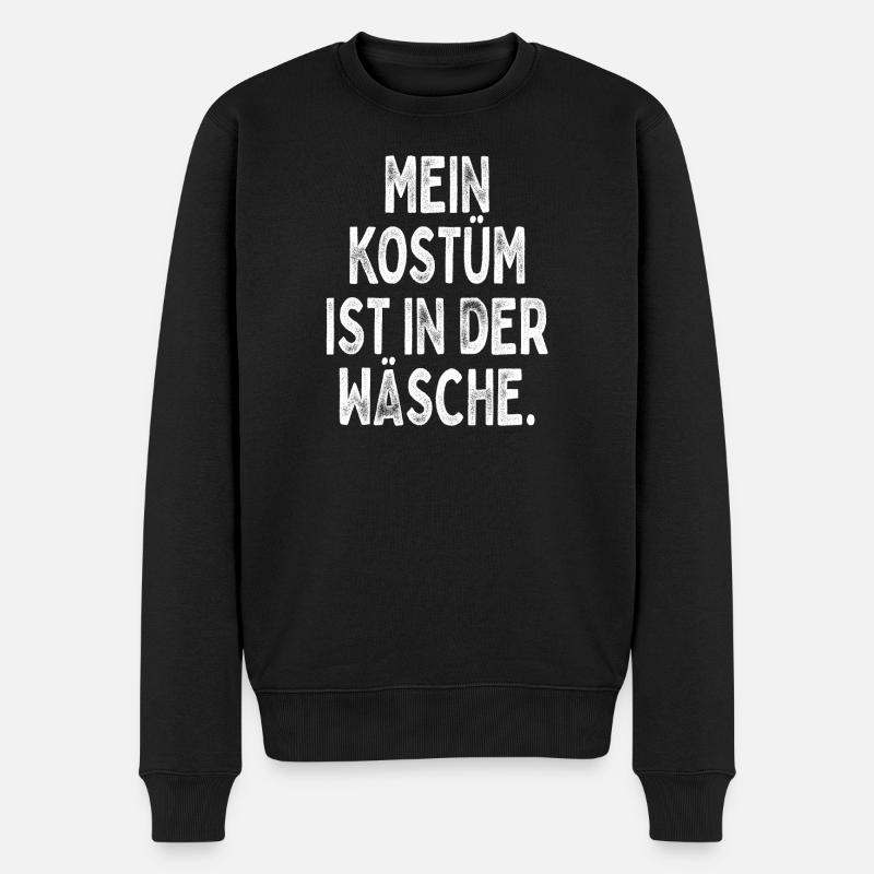 Kostüm Ist In Der Wäsche Köln Karneval Verkleidung - Männer Premium Bio Pullover - Schwarz