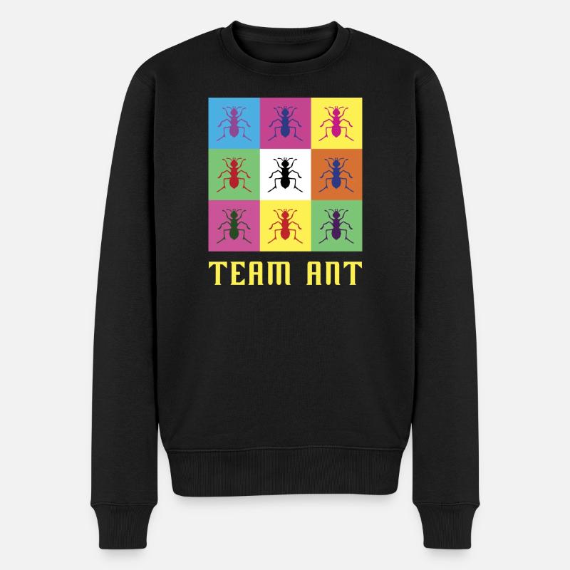 L'équipe Ant - Pull Premium bio Homme - noir