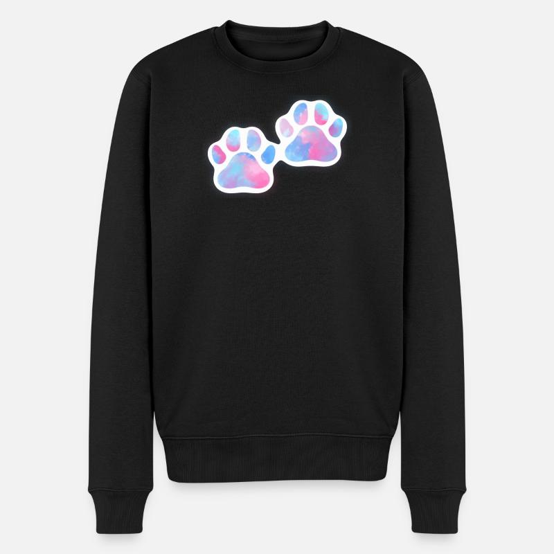 Galaxie des pattes de chien - Pull Premium bio Homme - noir