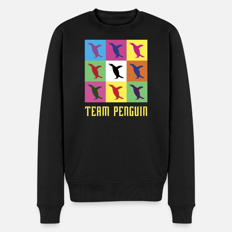 Team Pingouin - Pull Premium bio Homme - noir