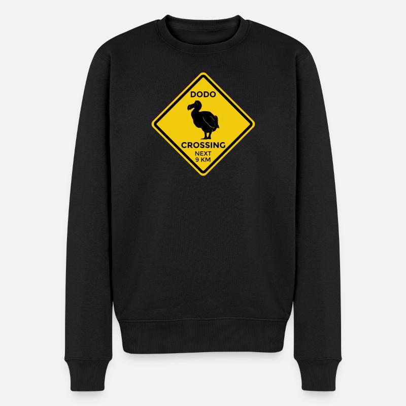 Achtung Dodo - Männer Premium Bio Pullover - Schwarz