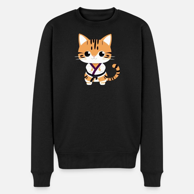 Chatons de karaté - Pull Premium bio Homme - noir