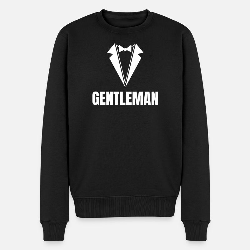 gentleman, la classe, EVG - Pull Premium bio Homme - noir
