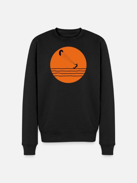 Kitesurf - Pull Premium bio Homme - noir