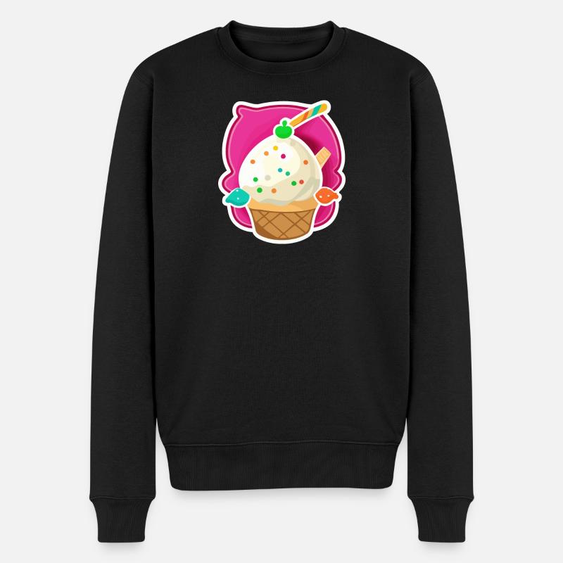 Glaces, glaces - Pull Premium bio Homme - noir