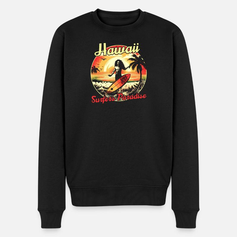 Hawaii Surfers Paradise - Pull Premium bio Homme - noir