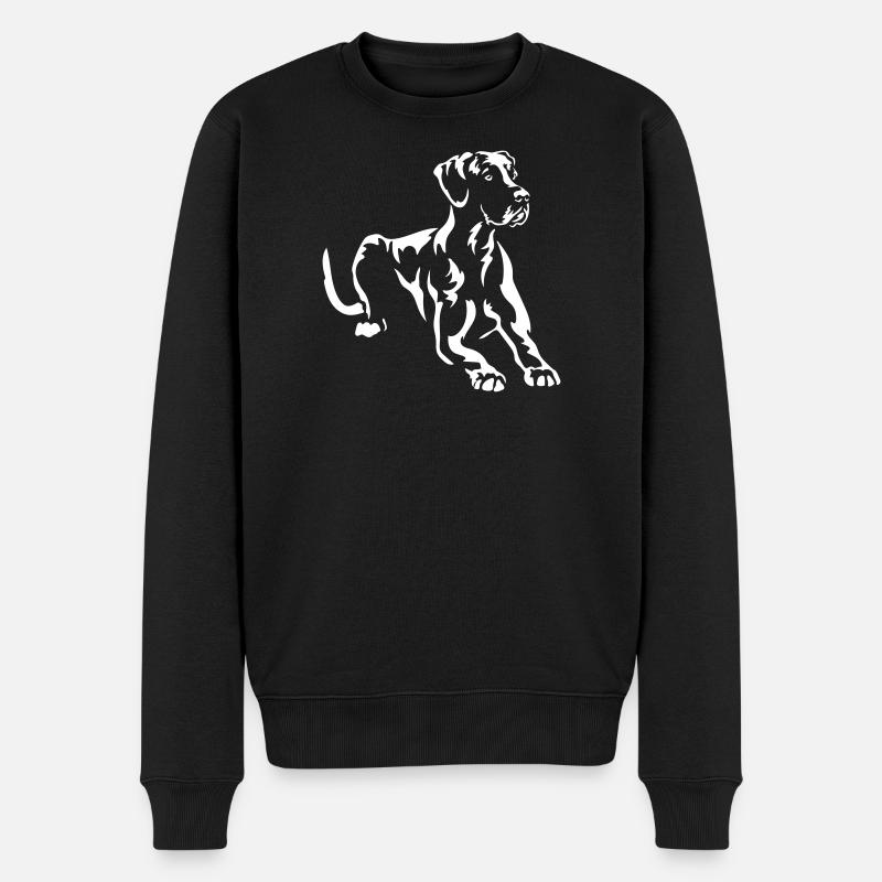 Dogue allemand « Édition noire » - Pull Premium bio Homme - noir