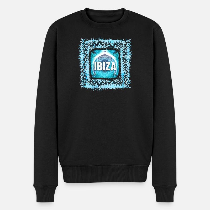 Ibiza Electronics Art Design - Pull Premium bio Homme - noir