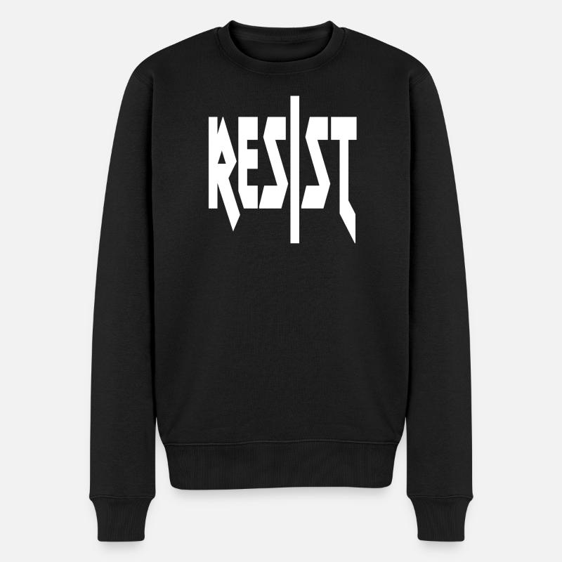 Résistez et résistez - Pull Premium bio Homme - noir