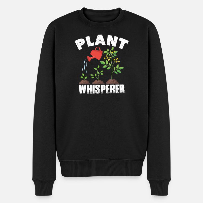 plantes murmure jardinier jardinier jardinage - Pull Premium bio Homme - noir