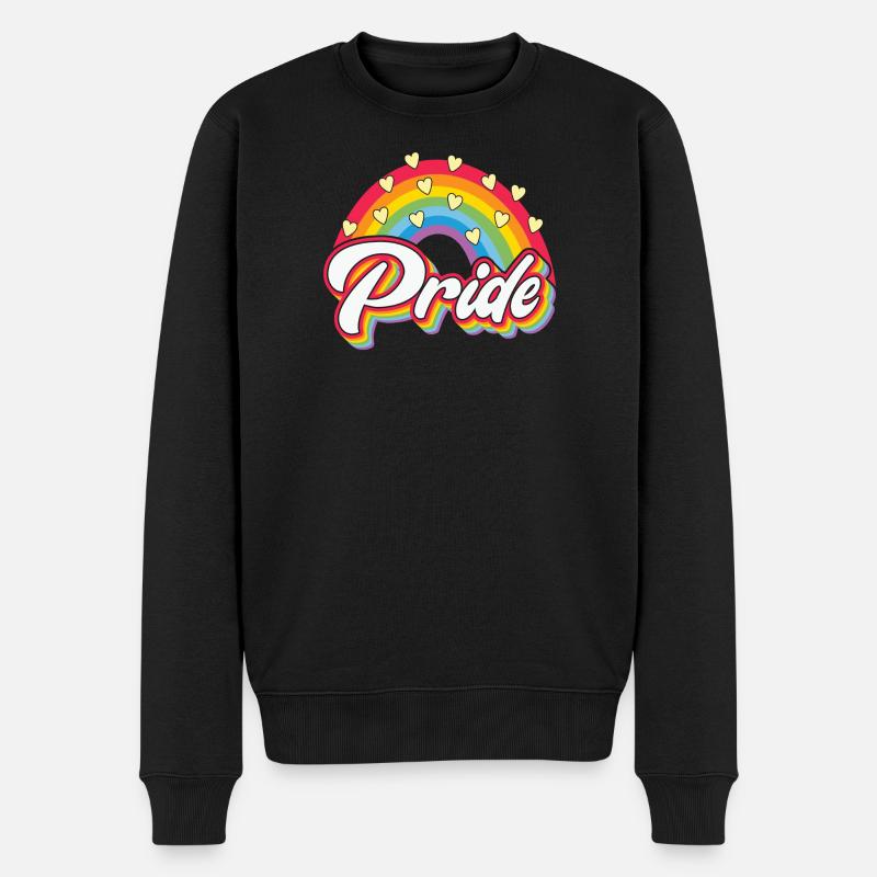 Gay Pride, Pride, LGBT - Männer Premium Bio Pullover - Schwarz