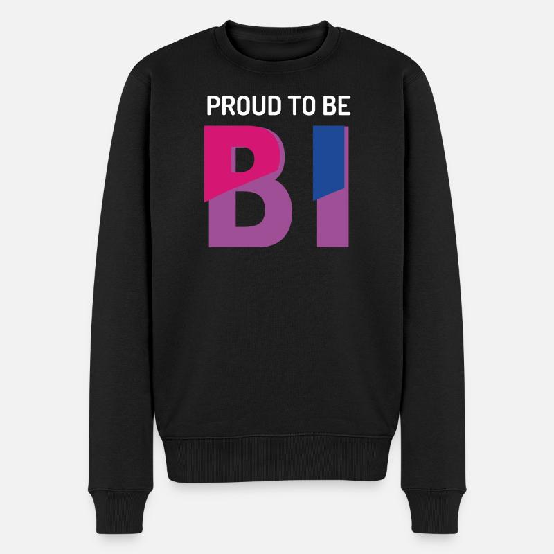 Fier d’être bisexuel - Pull Premium bio Homme - noir