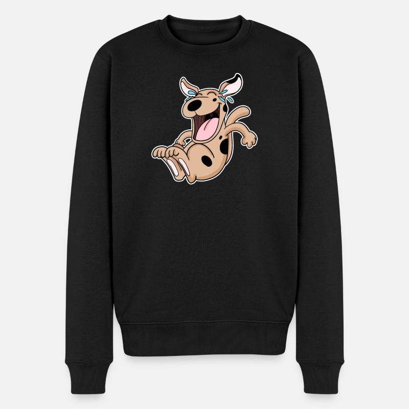 Chien qui rit - Pull Premium bio Homme - noir