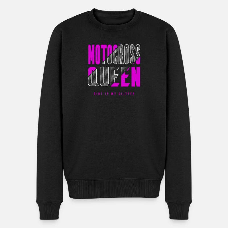 Reine du motocross - Pull Premium bio Homme - noir