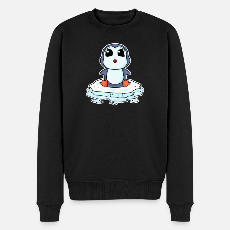 Manchots manchots - Pull Premium bio Homme - noir