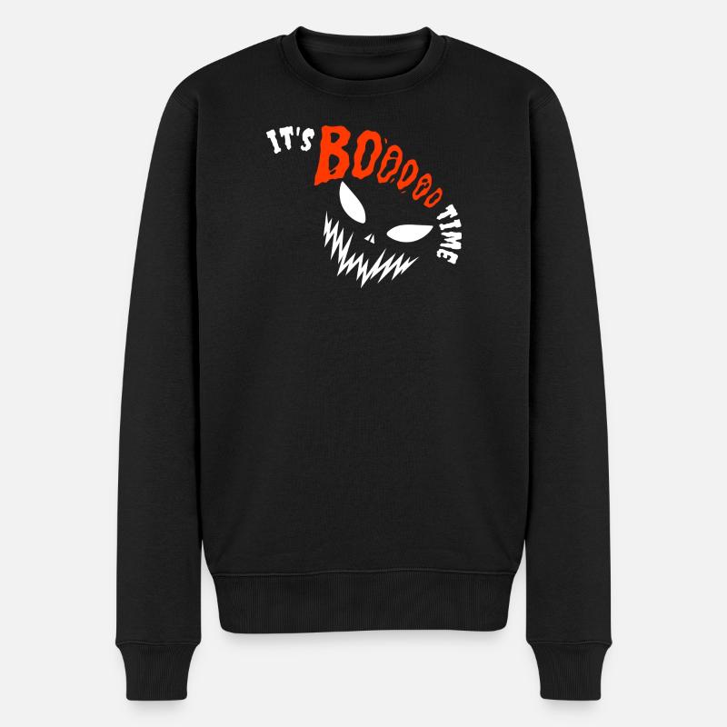 It's Booooo Time, Halloween - Pull Premium bio Homme - noir