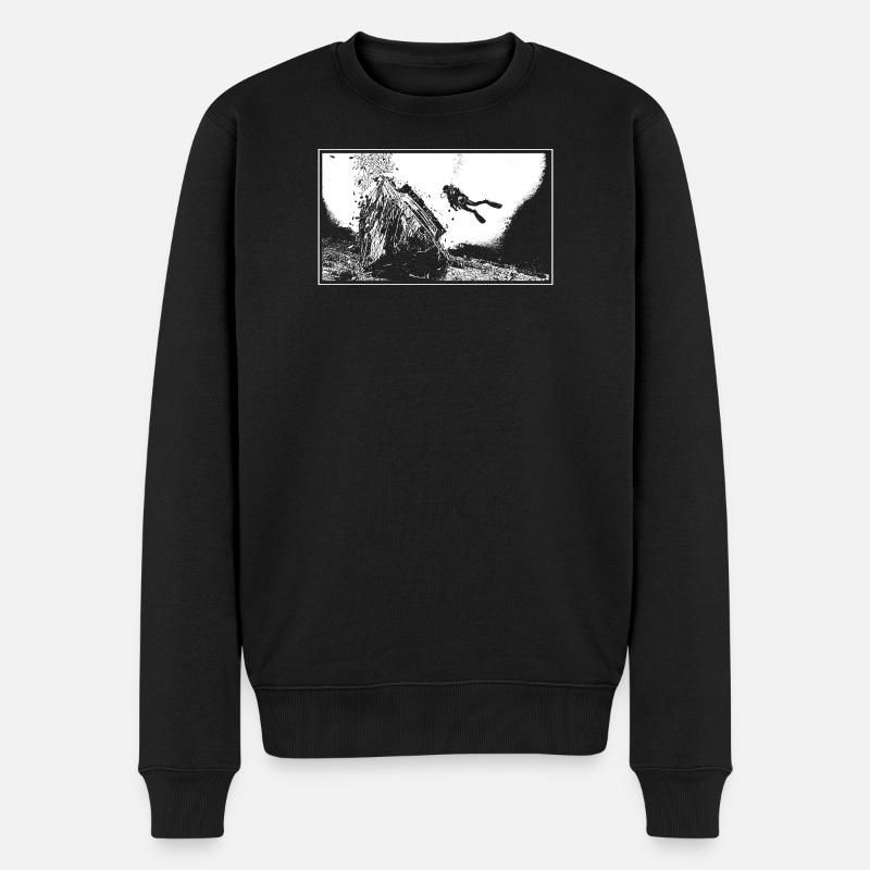 L'épave - Pull Premium bio Homme - noir