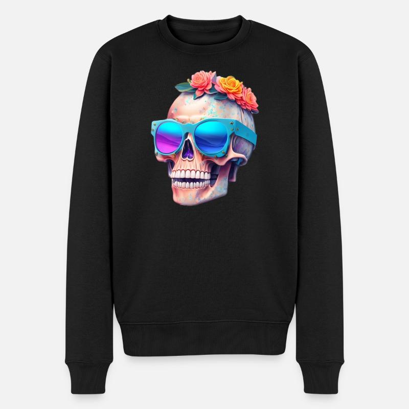Crâne - Pull Premium bio Homme - noir