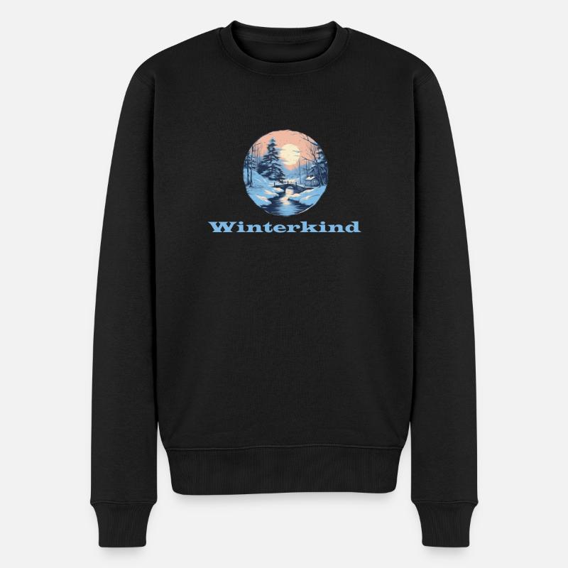 Enfant d’hiver - Pull Premium bio Homme - noir