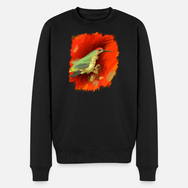 Cadeau en rouge et vert, super, haute qualité - Pull Premium bio Homme - noir