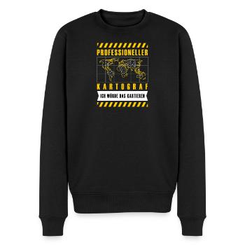 Conception cartographique - Pull Premium bio Homme - noir - Devant - Nico (187cm)
