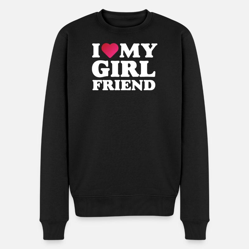 J’aime ma petite amie - Pull Premium bio Homme - noir