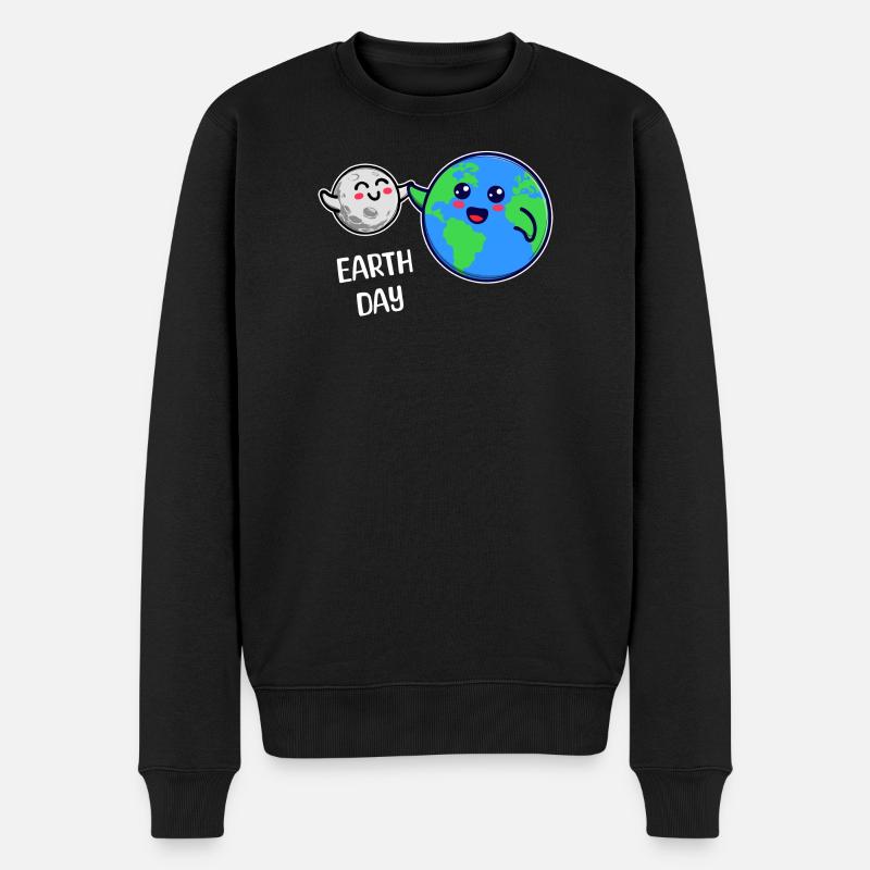 Mutter Erde Umwelt Umweltfreundlich Statement - Männer Premium Bio Pullover - Schwarz