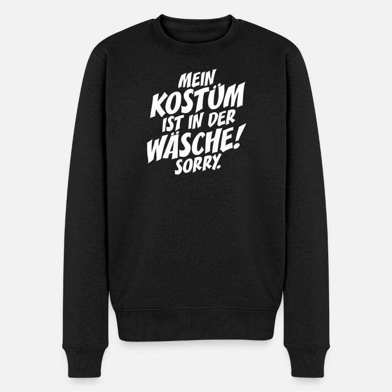 Kostüm Ist In Der Wäsche Köln Karneval Verkleidung - Männer Premium Bio Pullover - Schwarz