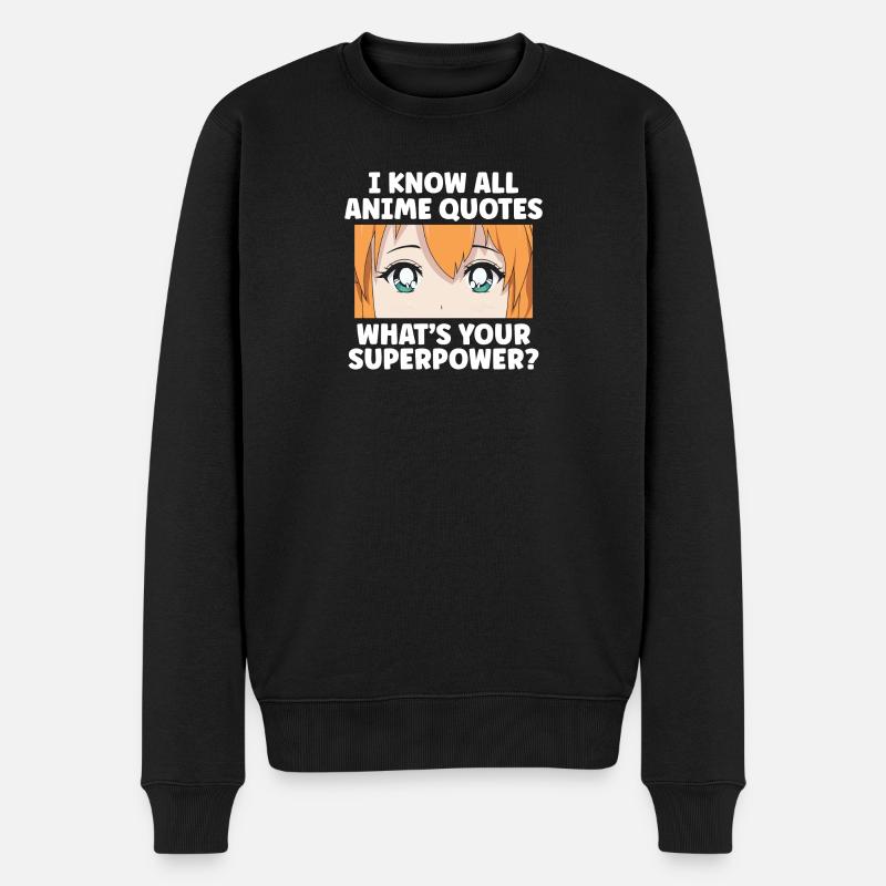 Conception de séries animées - Pull Premium bio Homme - noir
