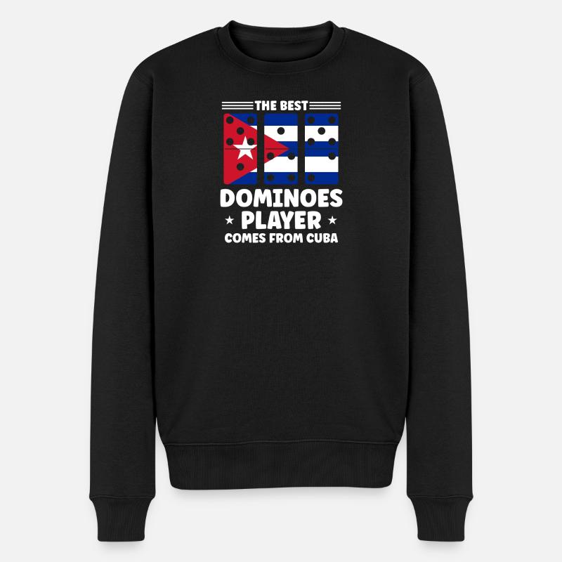 Conception de jeux Domino - Pull Premium bio Homme - noir