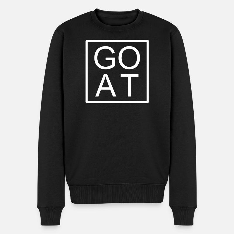 GOAT - Pull Premium bio Homme - noir