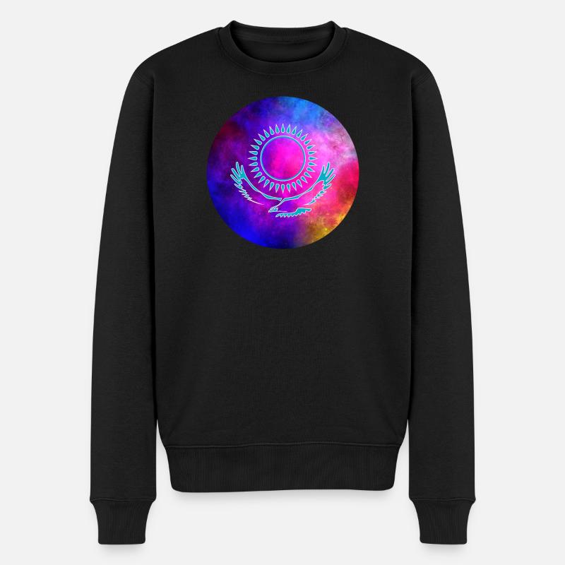 Kazakhstan Galaxy Cadeau - Pull Premium bio Homme - noir