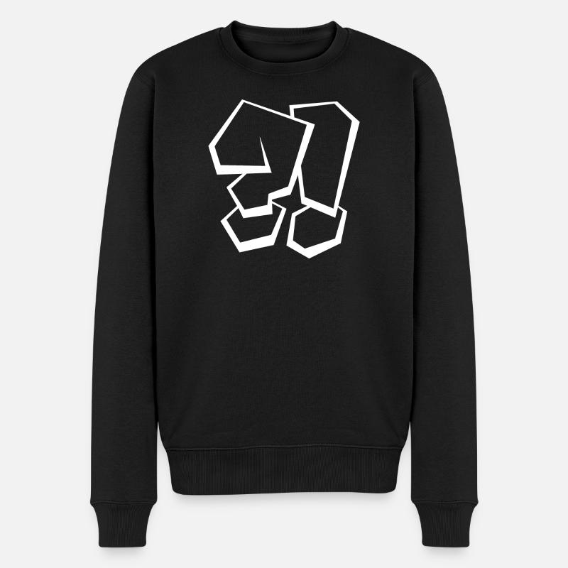 WTF Wieso Weshalb Warum ?! - Männer Premium Bio Pullover - Schwarz