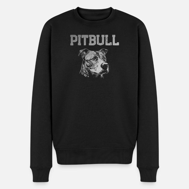 Pitbull - Pull Premium bio Homme - noir