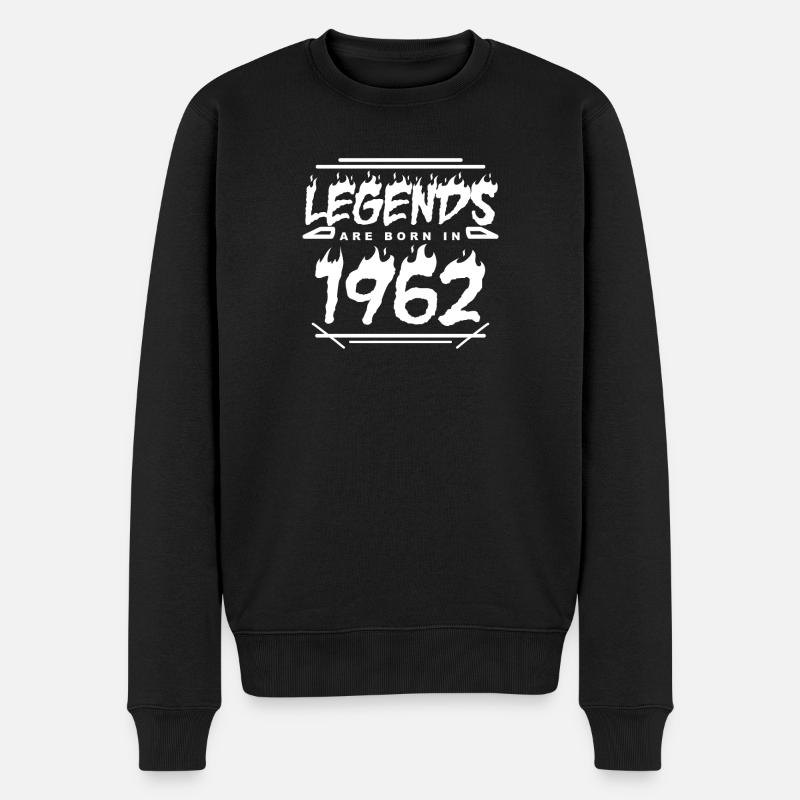 1962 - Année 1962 - Année 1962 - Pull Premium bio Homme - noir