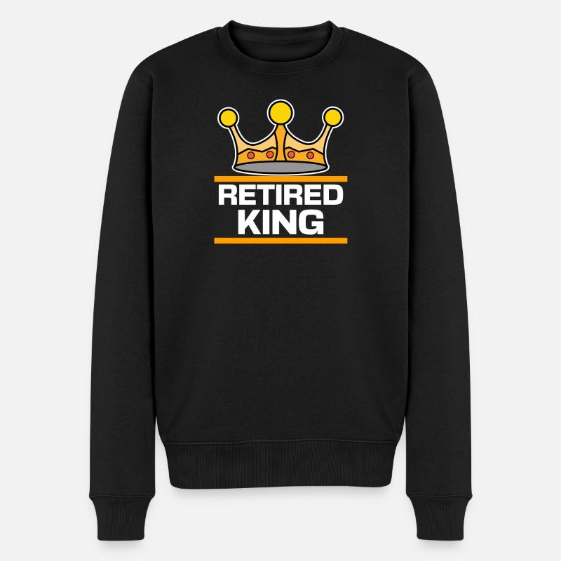 Adieu aux loisirs des retraités - Pull Premium bio Homme - noir