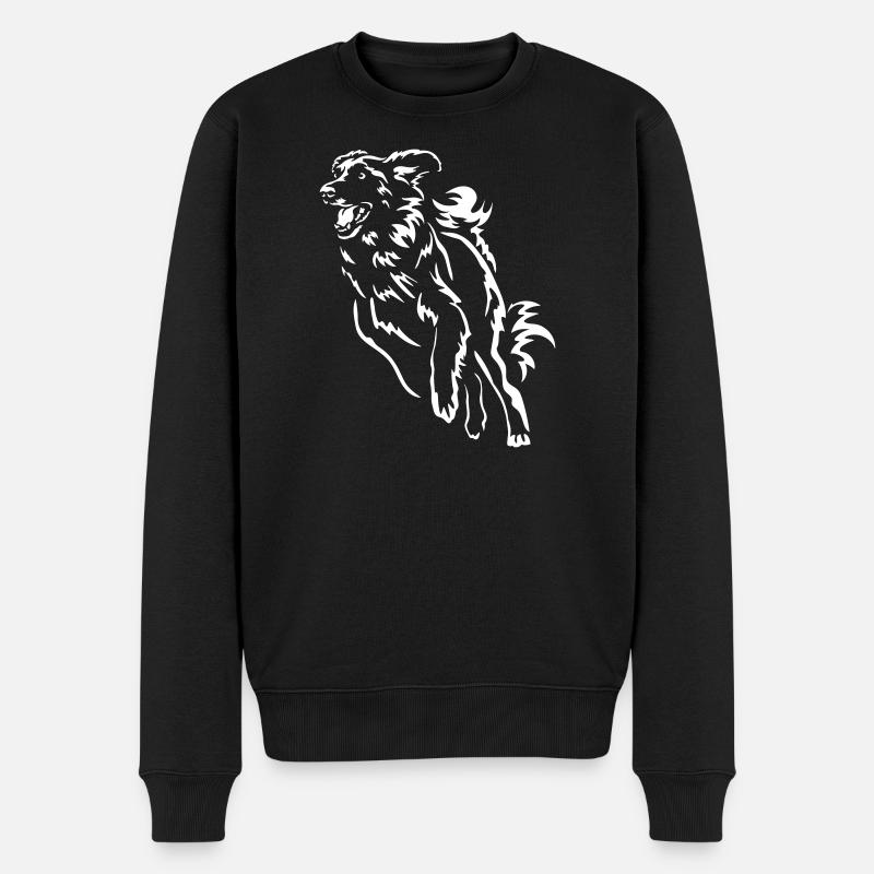 Leonberg « Black Edition » - Pull Premium bio Homme - noir