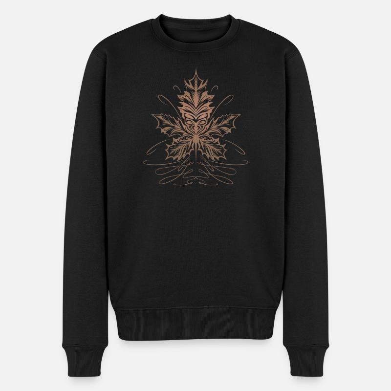 Feuille D’érable, Feuille, Feuillage, Automne - Pull Premium bio Homme - noir
