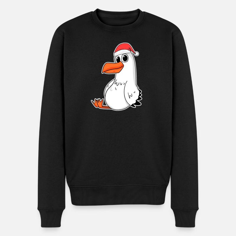 Mouette Noël - Pull Premium bio Homme - noir