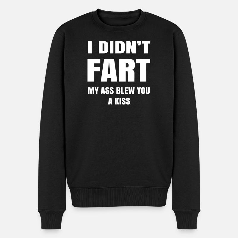 Humour audacieux Insulte Graphic Tee - Pull Premium bio Homme - noir