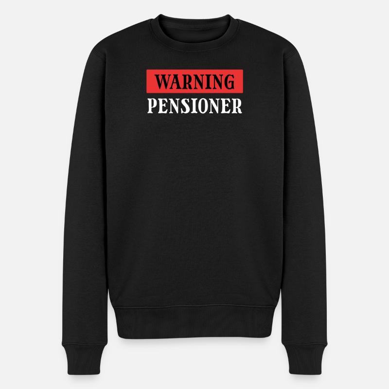 Retraite Senior Statement Retraite Loisirs - Pull Premium bio Homme - noir