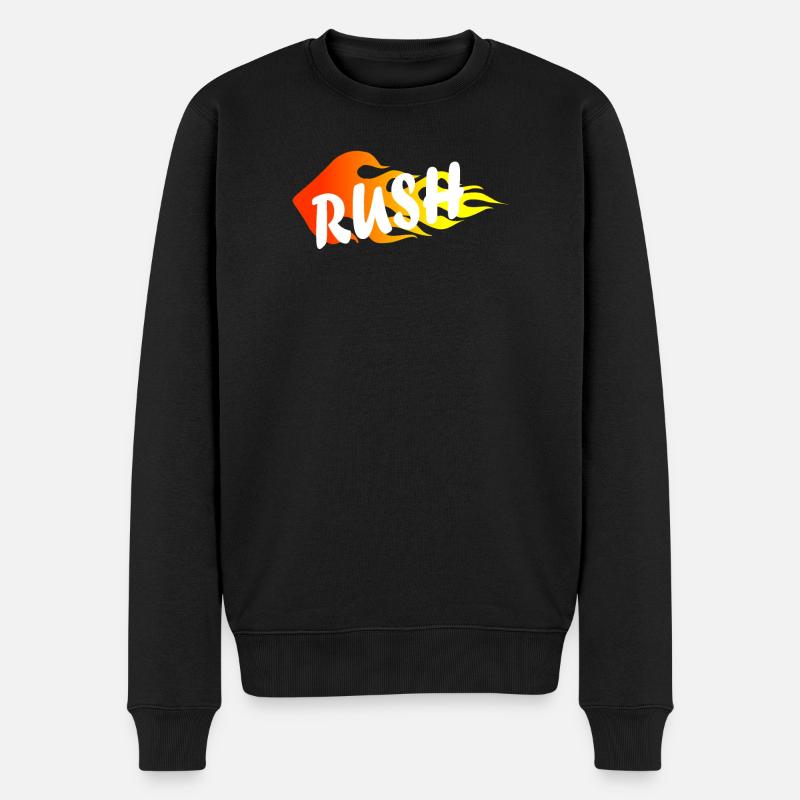 Hasten - Männer Premium Bio Pullover - Schwarz