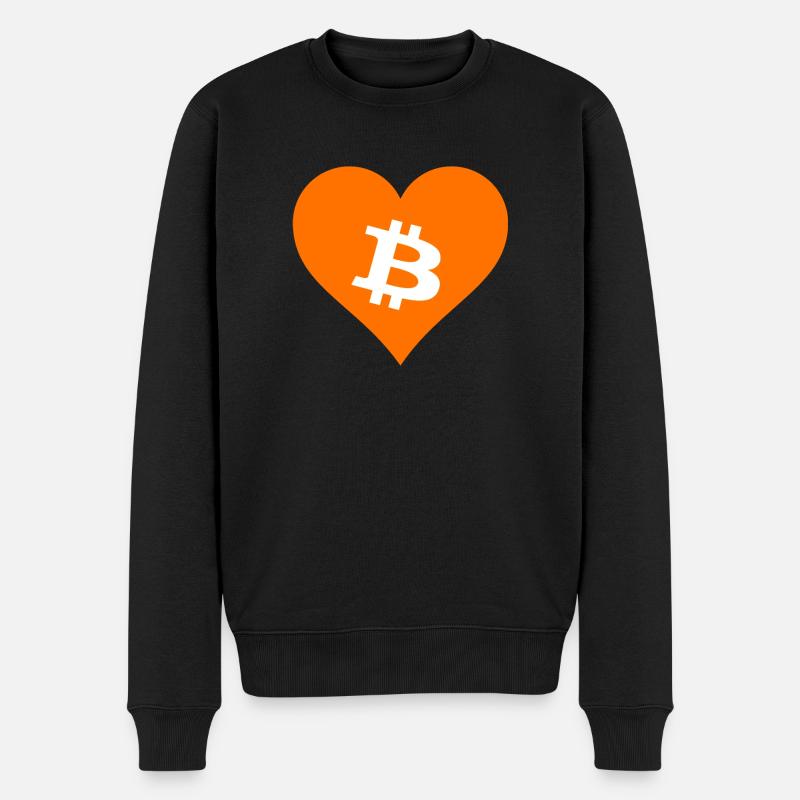 Bitcoin Crypto Cryptocurrency Splash - Pull Premium bio Homme - noir