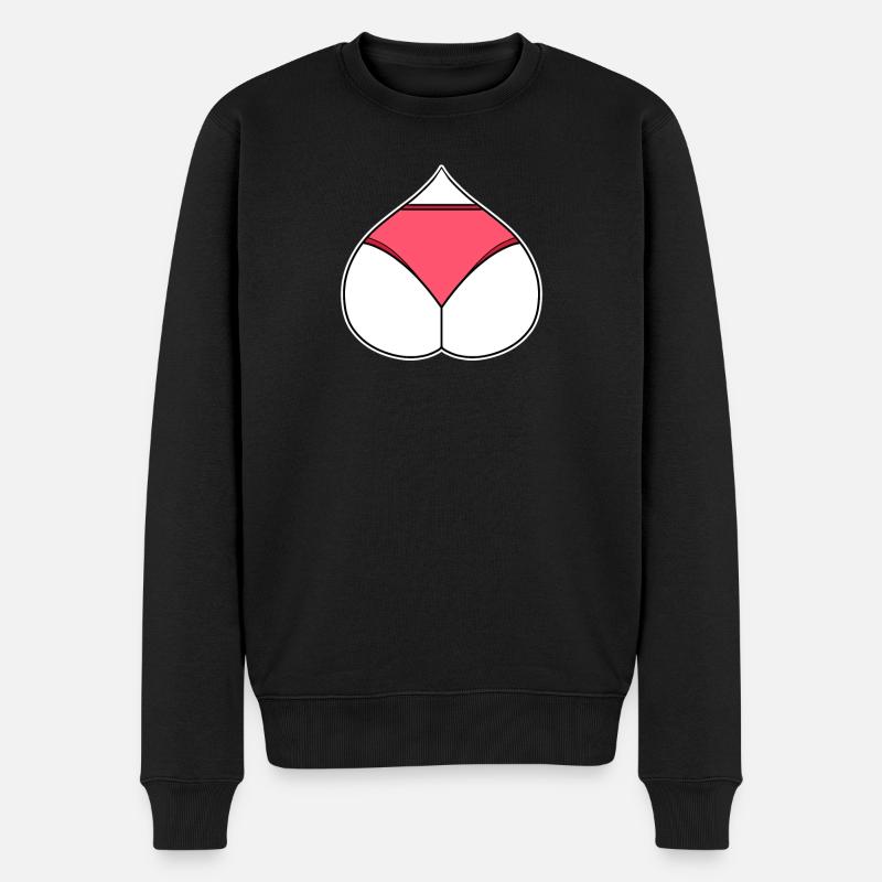 Cul Coeur Amour - Pull Premium bio Homme - noir