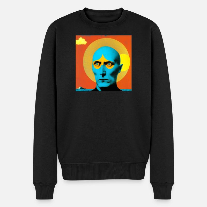 Surreal 08 - Männer Premium Bio Pullover - Schwarz