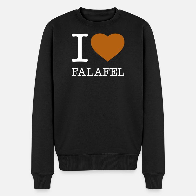 J’ADORE LES FALAFELS - Pull Premium bio Homme - noir