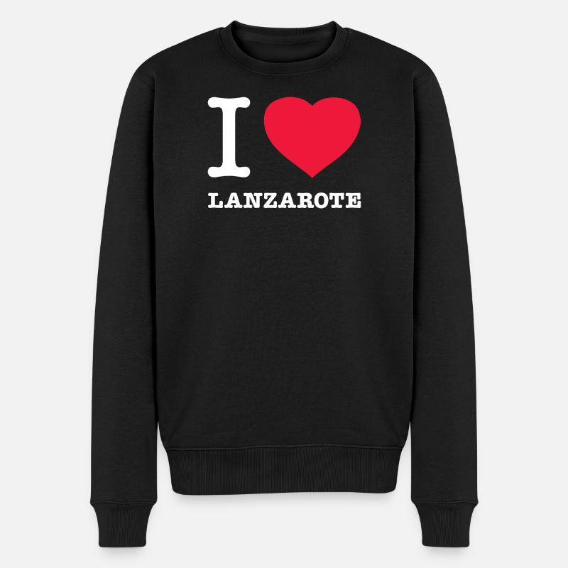 J’AIME LANZAROTE - Pull Premium bio Homme - noir